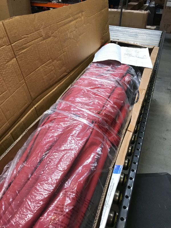 Photo 1 of BLUU SYCAMORE 8.2*8.2 FT Square Patio Cantilever Umbrella, Aluminum Outdoor Offset Market Hanging Umbrellas for Deck & Garden, UV Protection Solution-dyed Fabric Canopy, 360° Rotation w/Integrated Tilting and Cross Base (Burgundy)
