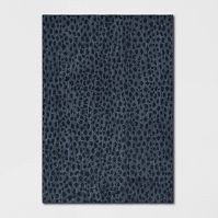 Photo 1 of Daffodil Leopard Print Woven Rug -  7X 10 FT 

