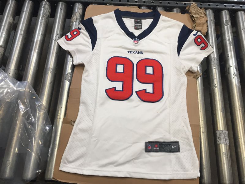 Photo 2 of TEXANS YOUTH SIZE MEDIUM "WATT" JERSEY 