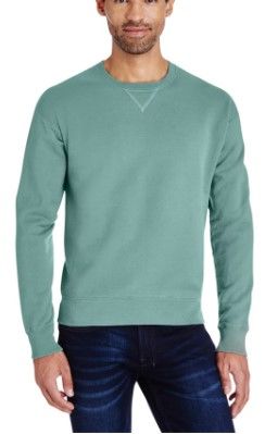 Photo 1 of 2 PACK, COMFORTWASH XXL 80/20 Crew Sweatshirt, CYPRESS GREEN 