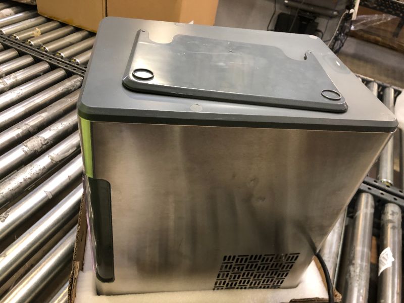 Photo 4 of GE Profile Opal | Countertop Nugget Ice Maker | Portable Ice Machine Complete with Bluetooth Connectivity | Smart Home Kitchen Essentials | Stainless Steel Finish | Up to 24 lbs. of Ice Per Day
