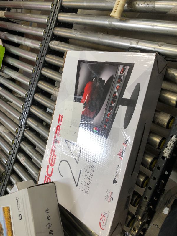 Photo 1 of SCEPTRE SCEPTRE 24 24" (Actual size 23.8") Full HD 1920 x 1080 75 Hz D-Sub, HDMI, 3.5mm Audio Built-in Speakers IPS Monitor, FOR PARTS ONLY, INTERNAL SCREEN DAMAGE, MISSING POWER CORD 