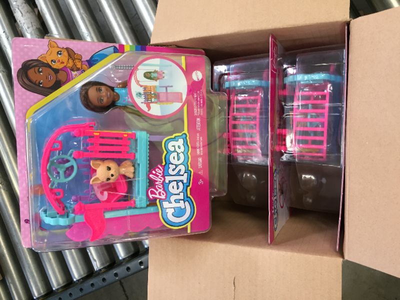 Photo 2 of 3 PACK; Barbie Chelsea and Swingset Playset

