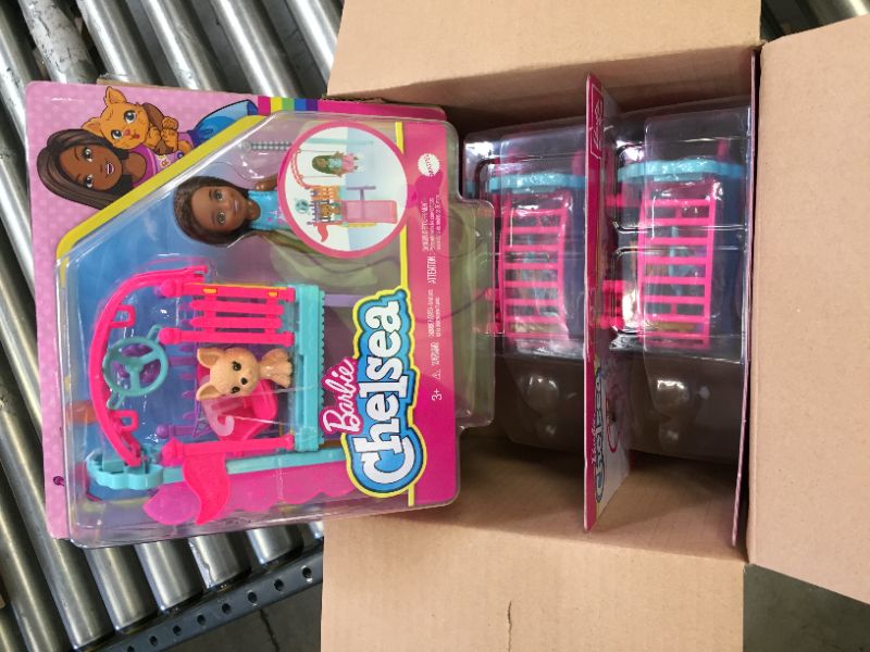 Photo 2 of 3PACK; Barbie Chelsea and Swingset Playset

