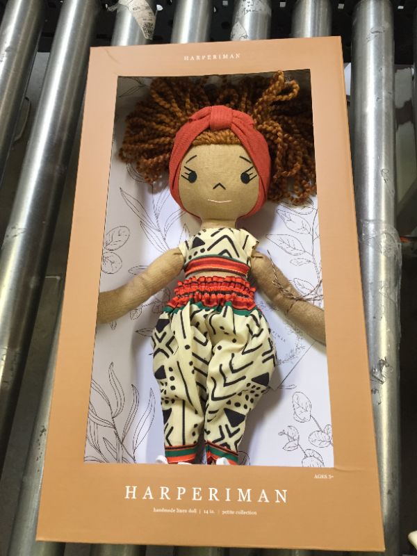 Photo 2 of HarperIman Quinn 14'' Plush Linen Doll (( IN PLASTIC BAG)) 
