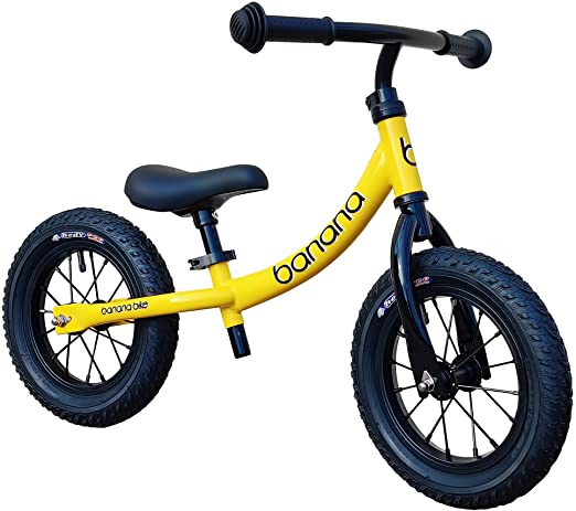 Photo 1 of Banana GT Balance Bike - Lightweight Toddler Bike for 2, 3, 4, and 5 Year Old Boys and Girls – No Pedal Bikes for Kids with Adjustable Handlebar and seat – Aluminium, Air Tires - Training Bike
