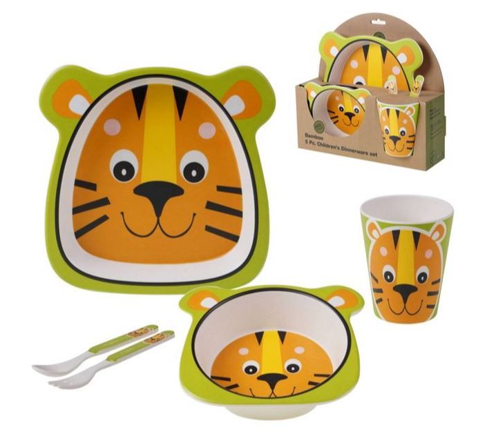 Photo 1 of 5pc Bamboo Children's Dinnerware Set - Certified International PACK OF 6, SEE PICTURE PLEASE.
