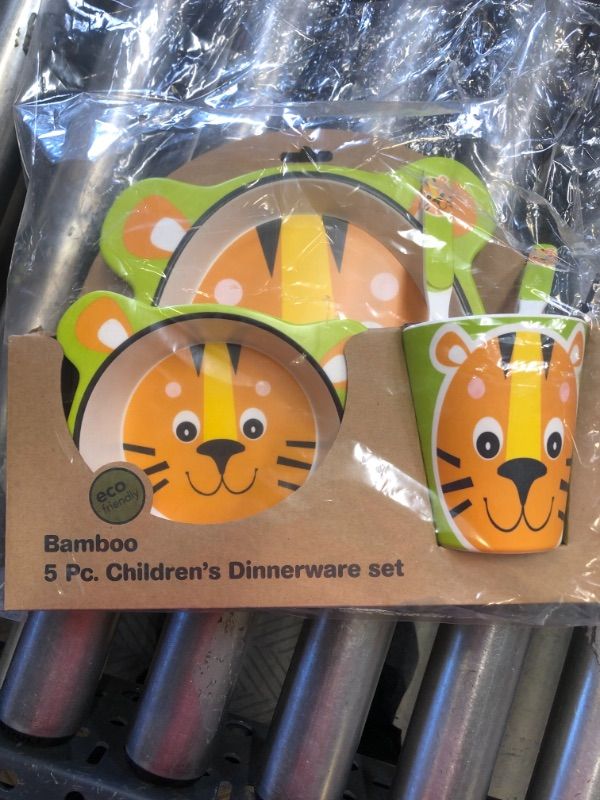 Photo 2 of 5pc Bamboo Children's Dinnerware Set - Certified International PACK OF 6, SEE PICTURE PLEASE.
