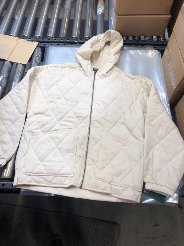 Photo 5 of Hooded Quilted Jacket - Wild Fable™ SIZE MEDIUM. 2 PACK.
