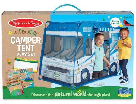 Photo 1 of Melissa & Doug Let's Explore Camper Tent Play Set 2 PACK
