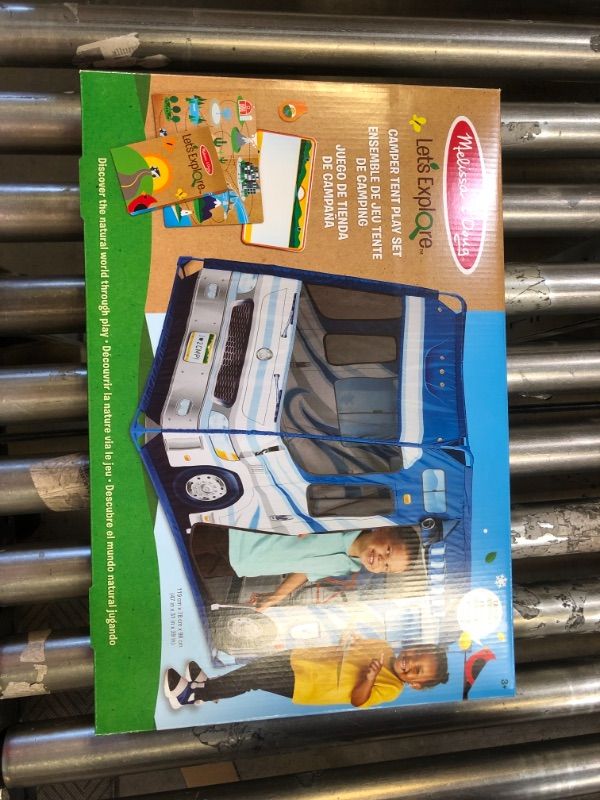 Photo 1 of Melissa & Doug Let's Explore Camper Tent Play Set 2 PACK
