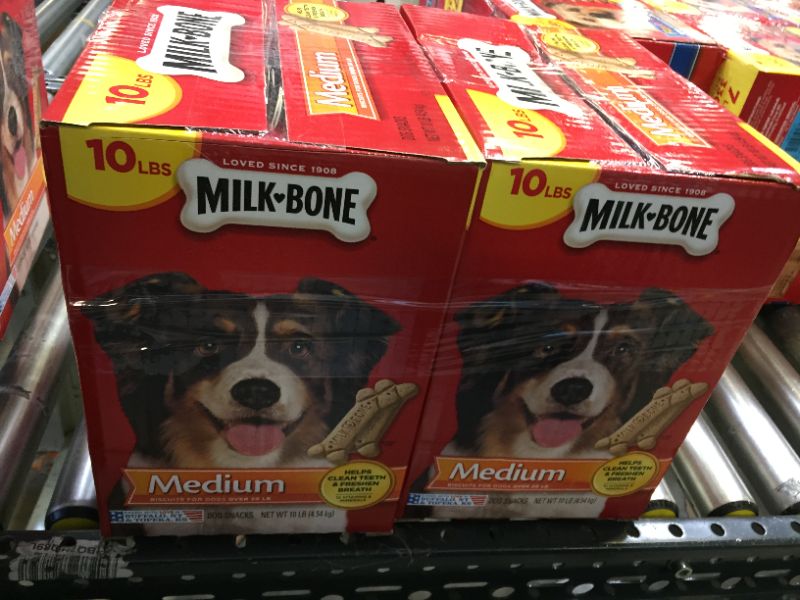 Photo 2 of 2 PACK, Milk-Bone Original Dog Treats Biscuits for Medium Dogs, 10 Pounds BEST BY 02//21/22
