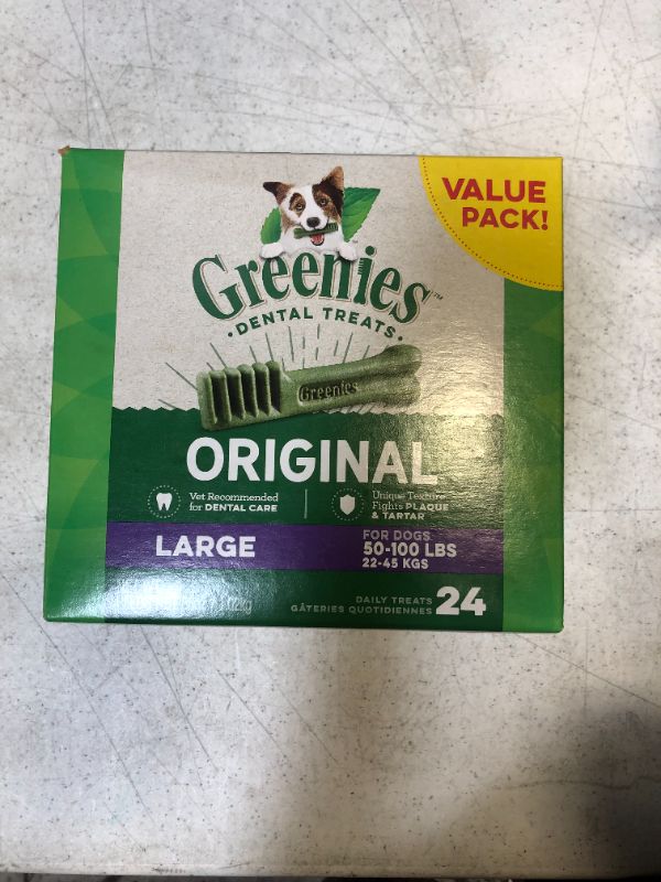 Photo 2 of 
Greenies Dental Chews Value Tub 36 Oz Large Dog,