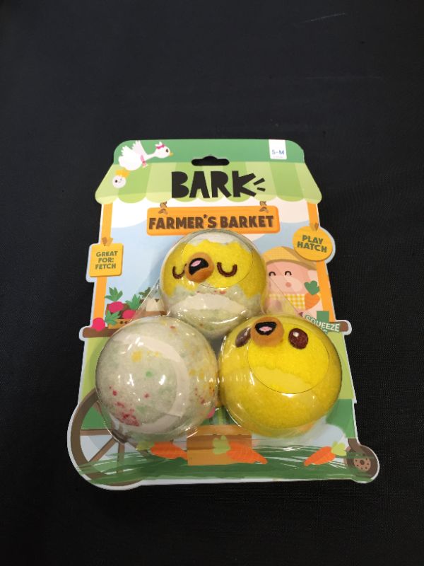 Photo 2 of  BARK Play Hatch Chick and Egg Dog Toy