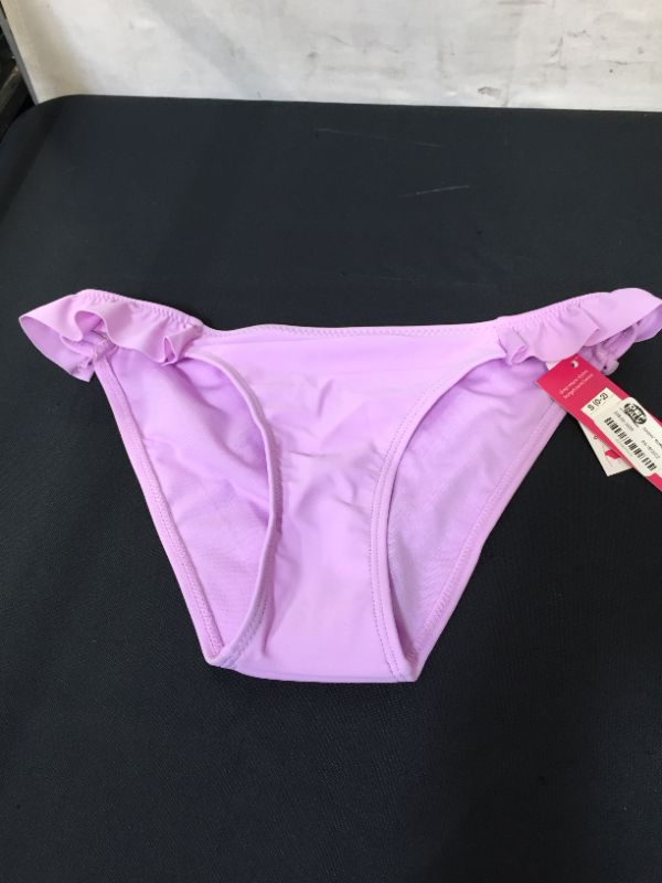 Photo 2 of Juniors' Ruffle Cheeky Bikini Bottom - Xhilaration Lavender Small