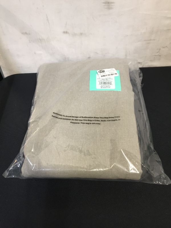 Photo 1 of 63" Blackout Chambray Cotton Panel Gray - Pillowfort