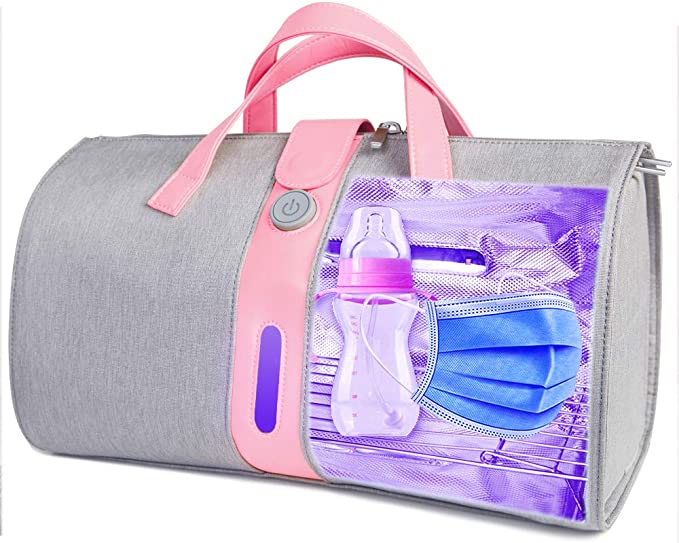 Photo 1 of Foldable UV Light Sanitizer Bag, Portable Sterilizer Box for Cellphone,Sunglasses,wallet,Cell Phone,Baby Bottle.
