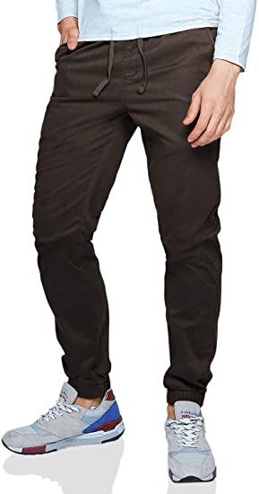 Photo 1 of Match Men's Chino Jogger Pants 30 Brown