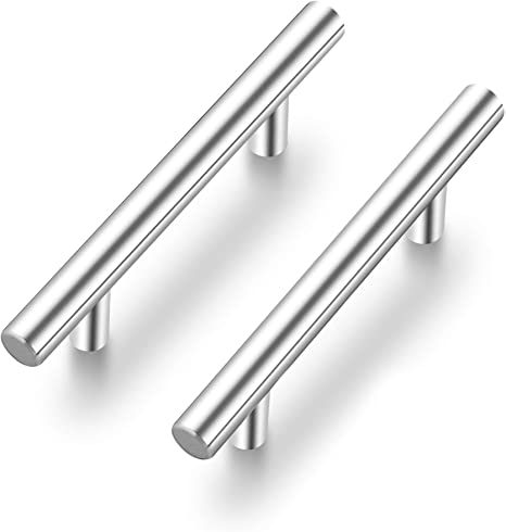 Photo 1 of 60 Pack 5 inch Cabinet Pulls Brushed Nickel Stainless Steel Kitchen Cupboard Handles Cabinet Handles, 3 inch Hole Center
