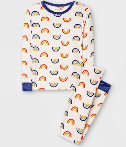 Photo 1 of Kids Size' 2T 2pc Rainbow Print Pajama Set - Cat & Jack™, 2 Pack 
