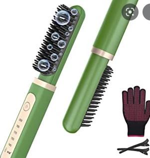 Photo 1 of  Hair Straightening Irons - Green / Hair Straightening Irons / Hair Styling Irons: Beauty & Personal Care Tophonix 3 in1
