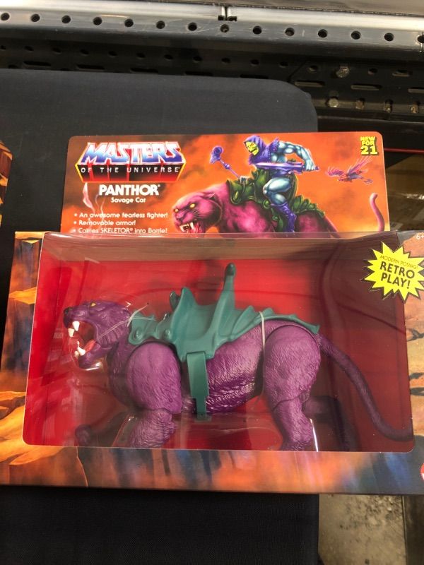 Photo 2 of Masters of the Universe Origins Panthor Action Figure, Skeletor's Loyal Panther-Like Beast for Motu Play and Display, for Collectors and Kids Ages 6 Years and Older
