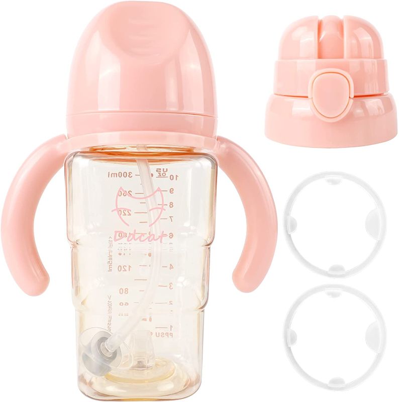 Photo 1 of ACLdote Pet Bottle Feeding Tool for Newborn Small Animals for Cats and Dogs?Pink 300ml?
