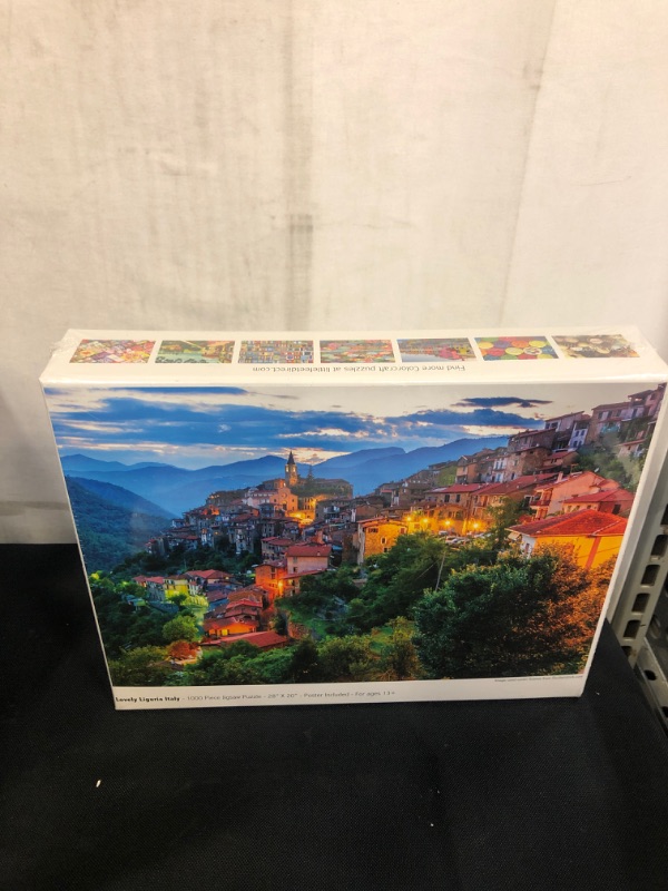 Photo 2 of Lovely Liguria Italy 1000 Piece Jigsaw Puzzle by Colorcraft
