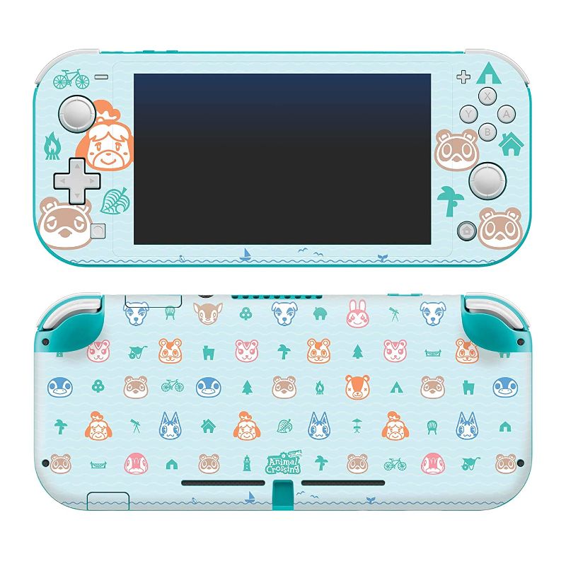 Photo 1 of Controller Gear Authentic and Officially Licensed Animal Crossing: New Horizons - Outdoor Pattern - Nintendo Switch Lite Skin - Nintendo Switch
 5 COUNT 