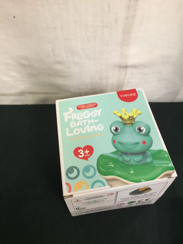 Photo 1 of frog bath toy 