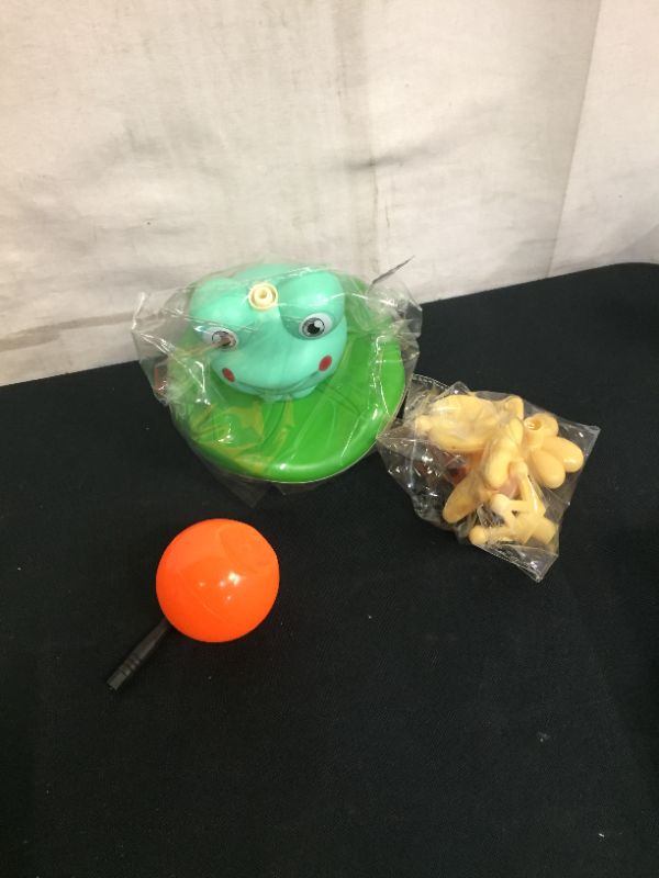 Photo 1 of frog bath toy 