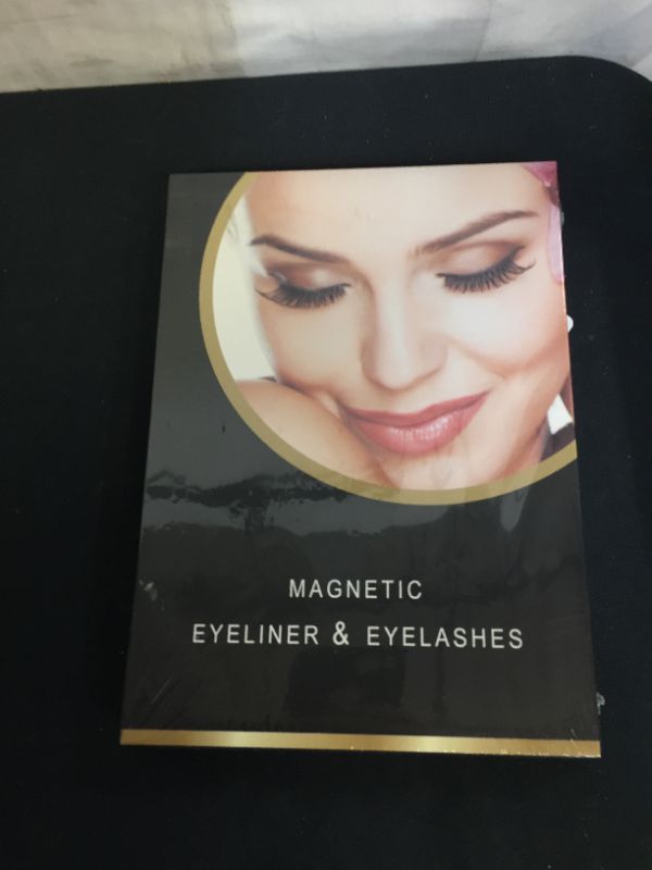 Photo 1 of 10 Pairs of Reusable 3D & 5D False Eyelashes, 2 Waterproof Magnetic Liquid Eyeliners, Natural-Looking Make up Eyelash Extension Magnetic Eyelashes Kit, With Tweezers (no glue needed)
(factory sealed)