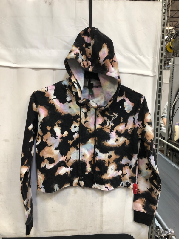 Photo 1 of WOMEN'S CROP MUTLI COLOR HOODIE, SIZE XS