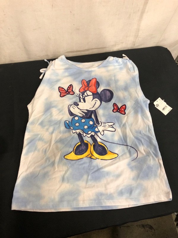 Photo 2 of Girls' Disney Minnie Mouse Tie-Dye Short Sleeve Graphic T-Shirt - SIZE XL, 14-16
