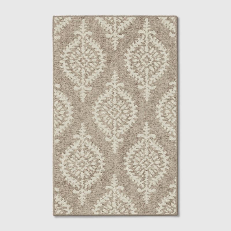 Photo 1 of 2'6"x4' Paisley Tufted Accent Rugs - Threshold™
