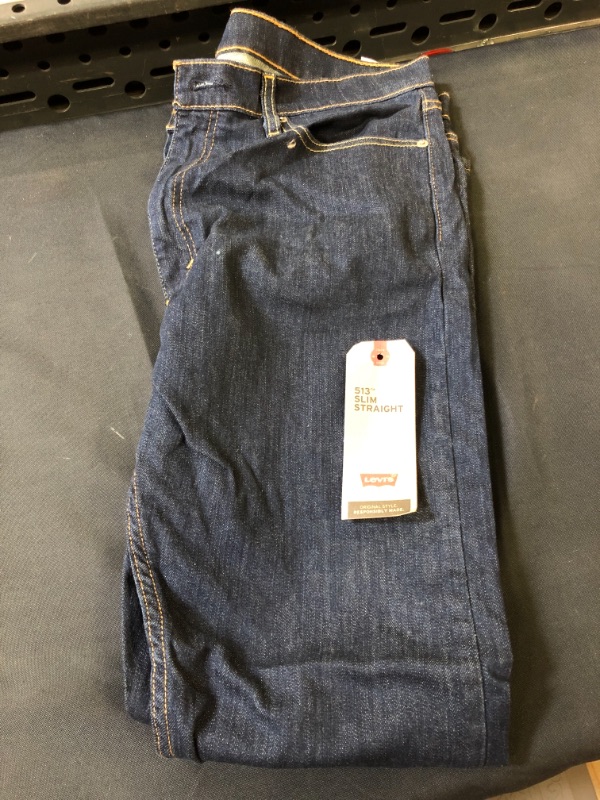 Photo 2 of Levi's Men's 513 Slim Straight Jean - SIZE 36 X 30 
