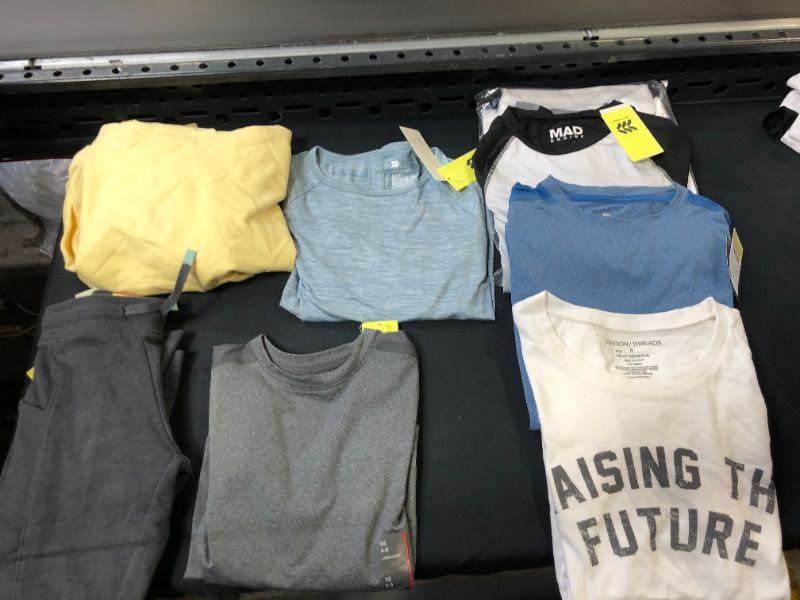 Photo 1 of MISCELLANEOUS CLOTHES 8 PACK VARIOUS SIZES 