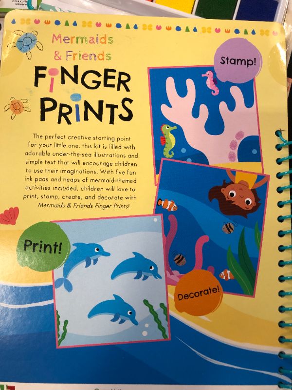 Photo 3 of Mermaids & Friends Finger Prints Kit 4 PACK 