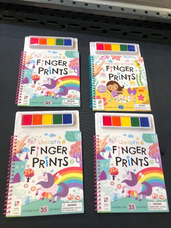 Photo 2 of Mermaids & Friends Finger Prints Kit 4 PACK 