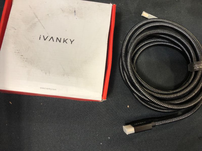 Photo 2 of VESA Certified DisplayPort Cable 1.4, iVANKY 8K DP Cable 6.6ft (8K@60Hz, 4K@144Hz, 2K@240Hz)HBR3 Support 32.4Gbps, HDR, HDCP 2.2, FreeSync G-Sync, Braided Display Port for Gaming Monitor, Graphics, PC
