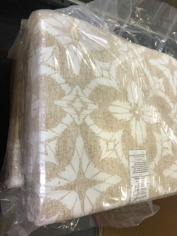 Photo 2 of 19 x 16 inches patio cushion seats color beige and white 4 total 