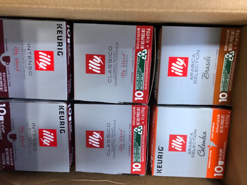 Photo 3 of $ pack illy Arabica Selections Colombia, 100% Arabica Bean Signature Italian Blend Roasted, Single Serve Drip Brewed Coffee K Cup Pods, Coffee Pods for Keurig Coffee Machines, K-Cups, 10 K-Cup Pod Variety Pack 