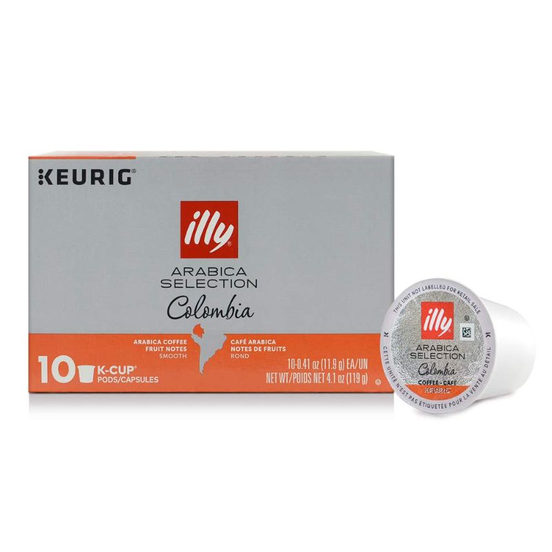 Photo 1 of $ pack illy Arabica Selections Colombia, 100% Arabica Bean Signature Italian Blend Roasted, Single Serve Drip Brewed Coffee K Cup Pods, Coffee Pods for Keurig Coffee Machines, K-Cups, 10 K-Cup Pod Variety Pack 