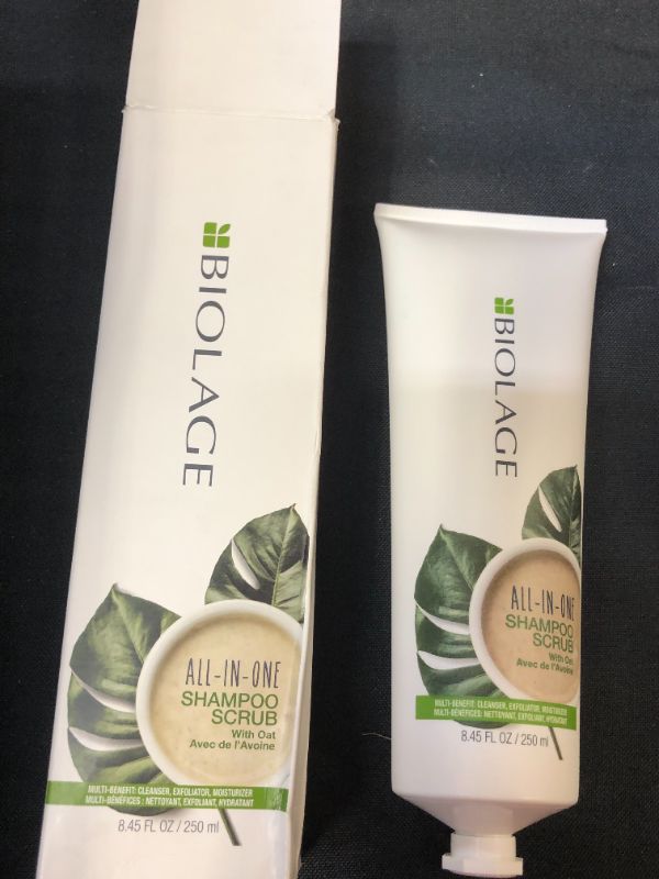 Photo 2 of Biolage All-In-One Multi-Benefit Shampoo Scrub | Cleanses, Detoxifies & Gently Exfoliates Scalp | For All Hair Types | Vegan
