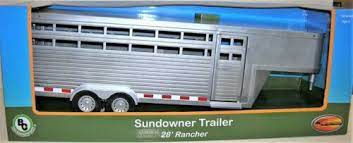 Photo 1 of 1/20 Scale Big Country Sundowner Trailer, 28' Rancher Toy
