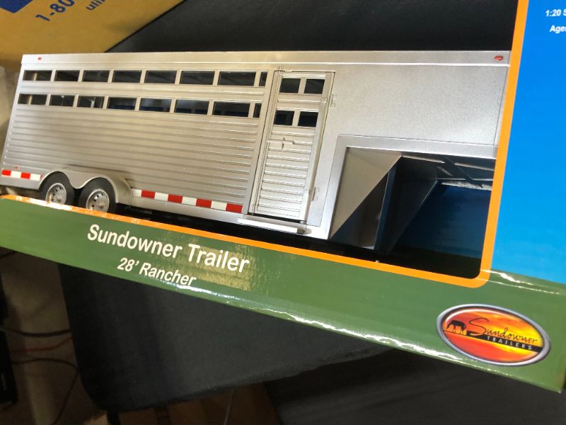 Photo 2 of 1/20 Scale Big Country Sundowner Trailer, 28' Rancher Toy
