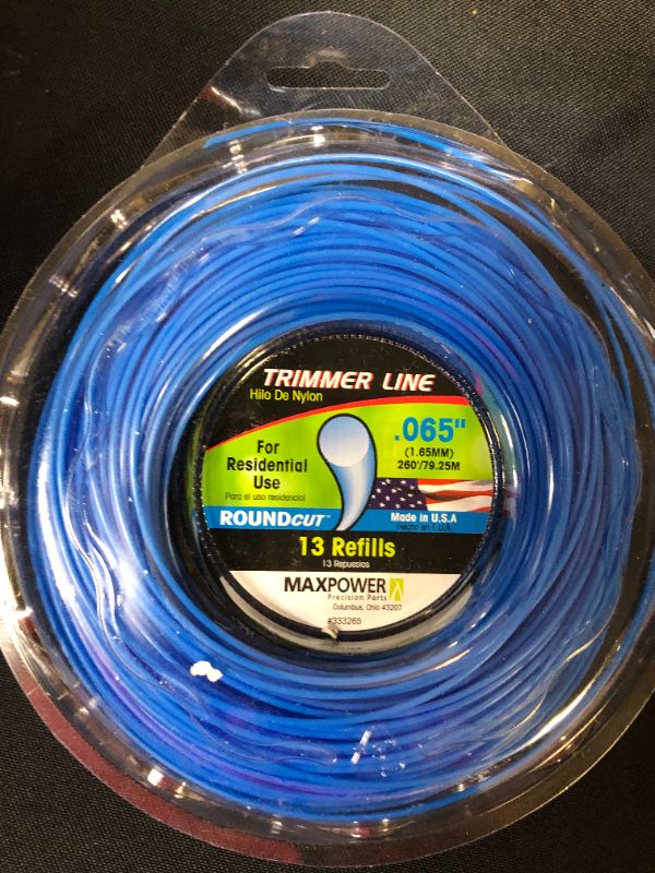 Photo 2 of Maxpower 333265 Residential Grade Round .065-Inch Trimmer Line 260-Foot Length

