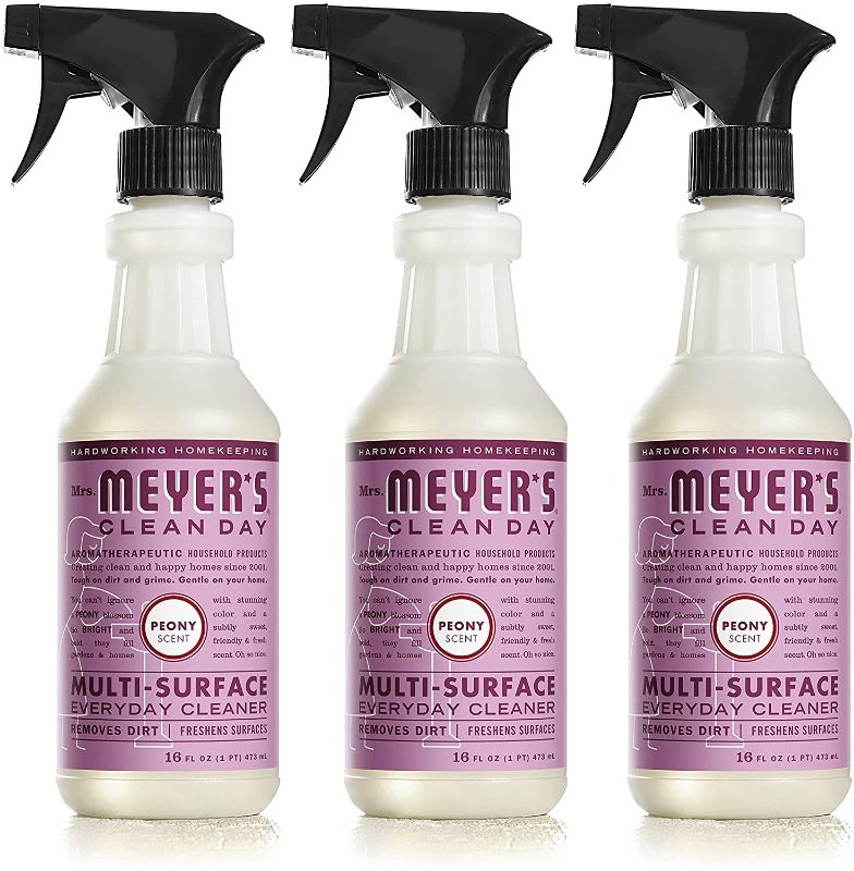 Photo 1 of Mrs. Meyer's All-Purpose Cleaner Spray, Peony, 16 fl. oz - Pack of 3
