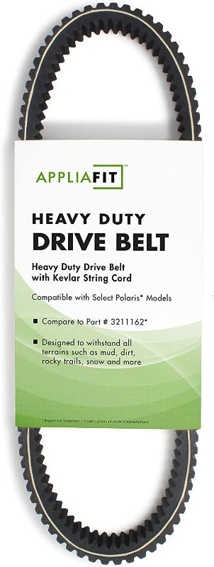 Photo 1 of AppliaFit Heavy Duty Drive Belt Compatible with Polaris 3211162, 3211133 and 3211118 for Select Polaris Ranger 700, 800 and Polaris Ranger RZR 800 ATVs
