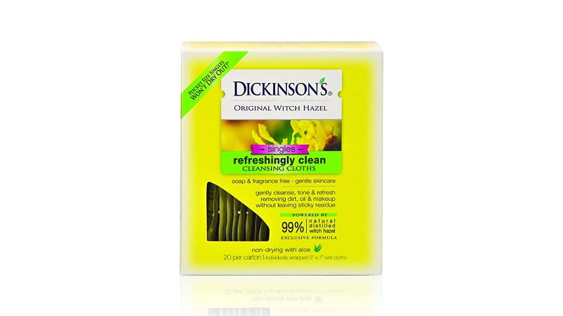 Photo 1 of Dickinson's Original Witch Hazel Refreshingly Clean Towelettes 20 Each - 2 PACK 
